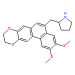 Pyrrolidine, 2-[(9,10-dihydro-2,3-dimethoxyphenanthro[3,2-b][1,4]dioxin-5-yl)methyl]-