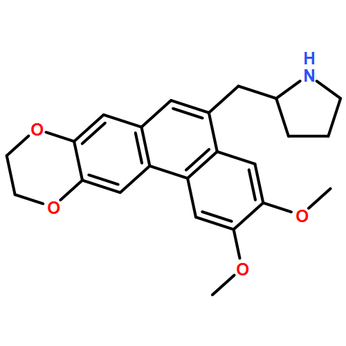 Pyrrolidine, 2-[(9,10-dihydro-2,3-dimethoxyphenanthro[3,2-b][1,4]dioxin-5-yl)methyl]-