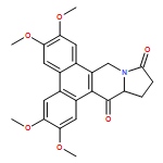 Dibenzo[f,h]pyrrolo[1,2-b]isoquinoline-11,14(9H,12H)-dione, 13,13a-dihydro-2,3,6,7-tetramethoxy-, (13aR)-