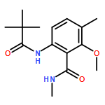 Benzamide, 6-[(2,2-dimethyl-1-oxopropyl)amino]-2-methoxy-N,3-dimethyl-