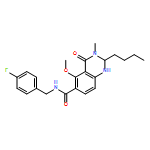 6-Quinazolinecarboxamide, 2-butyl-N-[(4-fluorophenyl)methyl]-1,2,3,4-tetrahydro-5-methoxy-3-methyl-4-oxo-