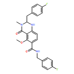 6-Quinazolinecarboxamide, N,2-bis[(4-fluorophenyl)methyl]-1,2,3,4-tetrahydro-5-methoxy-3-methyl-4-oxo-