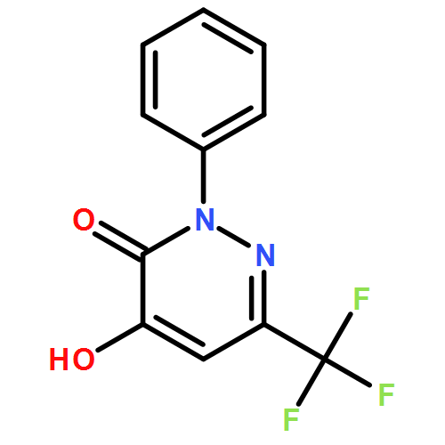 3(2H)-Pyridazinone, 4-hydroxy-2-phenyl-6-(trifluoromethyl)-