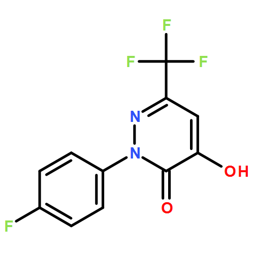 3(2H)-Pyridazinone, 2-(4-fluorophenyl)-4-hydroxy-6-(trifluoromethyl)-