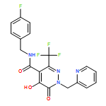 4-Pyridazinecarboxamide, N-[(4-fluorophenyl)methyl]-1,6-dihydro-5-hydroxy-6-oxo-1-(2-pyridinylmethyl)-3-(trifluoromethyl)-