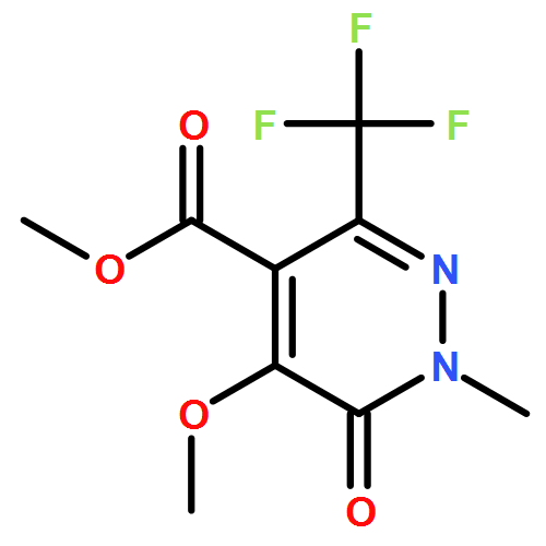 4-Pyridazinecarboxylic acid, 1,6-dihydro-5-methoxy-1-methyl-6-oxo-3-(trifluoromethyl)-, methyl ester