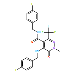 4-Pyridazinecarboxamide, N-[(4-fluorophenyl)methyl]-5-[[(4-fluorophenyl)methyl]amino]-1,6-dihydro-1-methyl-6-oxo-3-(trifluoromethyl)-