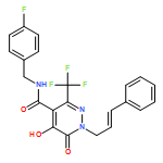 4-Pyridazinecarboxamide, N-[(4-fluorophenyl)methyl]-1,6-dihydro-5-hydroxy-6-oxo-1-[(2E)-3-phenyl-2-propen-1-yl]-3-(trifluoromethyl)-