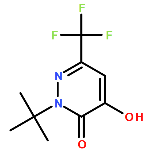 3(2H)-Pyridazinone, 2-(1,1-dimethylethyl)-4-hydroxy-6-(trifluoromethyl)-