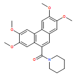 Methanone, 1-piperidinyl(2,3,6,7-tetramethoxy-9-phenanthrenyl)-