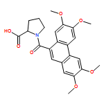 L-Proline, 1-[(2,3,6,7-tetramethoxy-9-phenanthrenyl)carbonyl]-