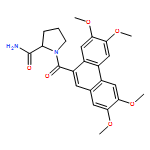 2-Pyrrolidinecarboxamide, 1-[(2,3,6,7-tetramethoxy-9-phenanthrenyl)carbonyl]-, (2S)-