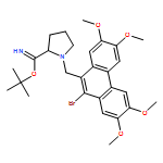 2-Pyrrolidinecarboximidic acid, 1-[(10-bromo-2,3,6,7-tetramethoxy-9-phenanthrenyl)methyl]-, 1,1-dimethylethyl ester, (2S)-