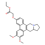 Acetic acid, 2-[[(13aR)-9,11,12,13,13a,14-hexahydro-2,3-dimethoxydibenzo[f,h]pyrrolo[1,2-b]isoquinolin-6-yl]oxy]-, ethyl ester