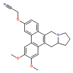 Acetonitrile, 2-[[(13aR)-9,11,12,13,13a,14-hexahydro-2,3-dimethoxydibenzo[f,h]pyrrolo[1,2-b]isoquinolin-6-yl]oxy]-