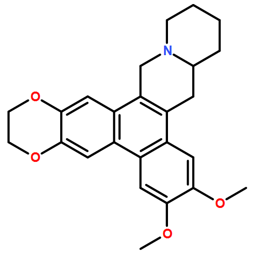 12H-1,4-Dioxino[2',3':2,3]phenanthro[9,10-b]quinolizine, 2,3,10,10a,11,13,14,16-octahydro-7,8-dimethoxy-