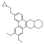 9H-Phenanthro[9,10-b]quinolizine, 6-(cyclopropylmethoxy)-11,12,13,14,14a,15-hexahydro-2,3-dimethoxy-