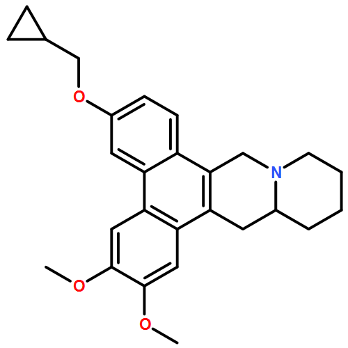 9H-Phenanthro[9,10-b]quinolizine, 6-(cyclopropylmethoxy)-11,12,13,14,14a,15-hexahydro-2,3-dimethoxy-