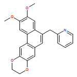 Pyridine, 2-[(9,10-dihydro-2,3-dimethoxyphenanthro[3,2-b][1,4]dioxin-5-yl)methyl]-