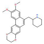 Piperidine, 2-[(9,10-dihydro-2,3-dimethoxyphenanthro[3,2-b][1,4]dioxin-5-yl)methyl]-