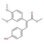 Benzeneacetic acid, α-[(4-hydroxyphenyl)methylene]-3,4-dimethoxy-, methyl ester, (αE)-