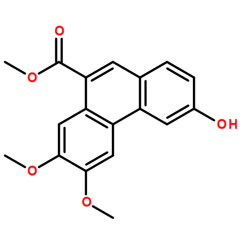 9-Phenanthrenecarboxylic acid, 3-hydroxy-6,7-dimethoxy-, methyl ester