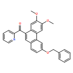 Methanone, [6,7-dimethoxy-3-(phenylmethoxy)-9-phenanthrenyl]-2-pyridinyl-