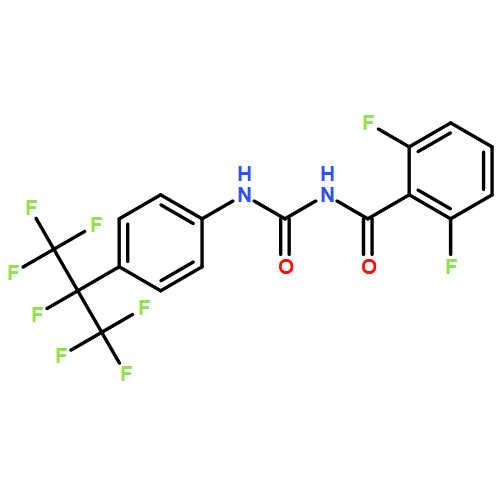 Benzamide, 2,6-difluoro-N-[[[4-[1,2,2,2-tetrafluoro-1-(trifluoromethyl)ethyl]phenyl]amino]carbonyl]-