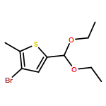 Thiophene, 3-bromo-5-(diethoxymethyl)-2-methyl-