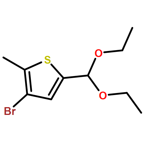 Thiophene, 3-bromo-5-(diethoxymethyl)-2-methyl-