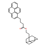 1-Pyrenebutanoic acid, 2-tricyclo[3.3.1.13,7]dec-1-ylethyl ester