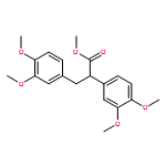 Benzenepropanoic acid, α-(3,4-dimethoxyphenyl)-3,4-dimethoxy-, methyl ester