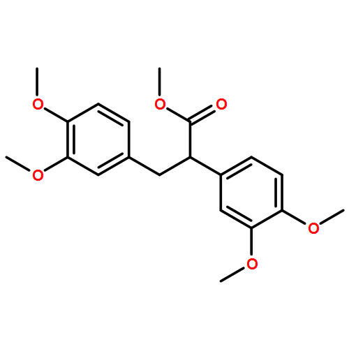 Benzenepropanoic acid, α-(3,4-dimethoxyphenyl)-3,4-dimethoxy-, methyl ester