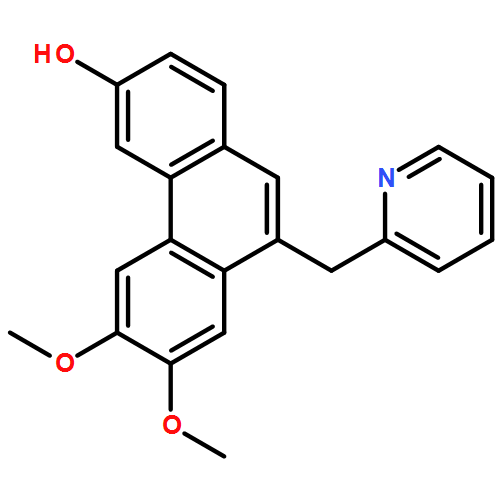 3-Phenanthrenol, 6,7-dimethoxy-9-(2-pyridinylmethyl)-