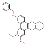 9H-Phenanthro[9,10-b]quinolizine, 11,12,13,14,14a,15-hexahydro-2,3-dimethoxy-6-(phenylmethoxy)-