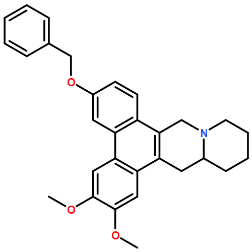 9H-Phenanthro[9,10-b]quinolizine, 11,12,13,14,14a,15-hexahydro-2,3-dimethoxy-6-(phenylmethoxy)-