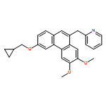 Pyridine, 2-[[3-(cyclopropylmethoxy)-6,7-dimethoxy-9-phenanthrenyl]methyl]-