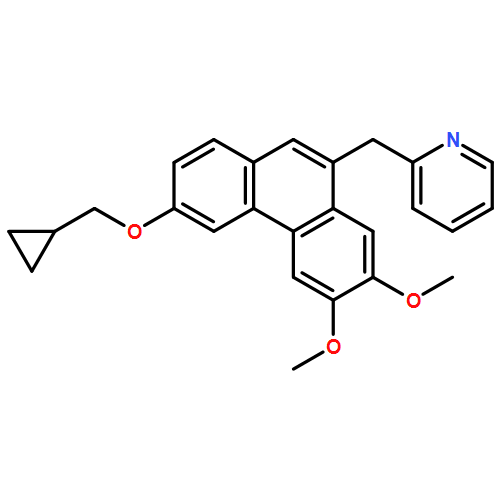 Pyridine, 2-[[3-(cyclopropylmethoxy)-6,7-dimethoxy-9-phenanthrenyl]methyl]-