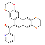 Methanone, 2-pyridinyl(2,3,10,11-tetrahydrophenanthro[2,3-b:6,7-b']bis[1,4]dioxin-6-yl)-