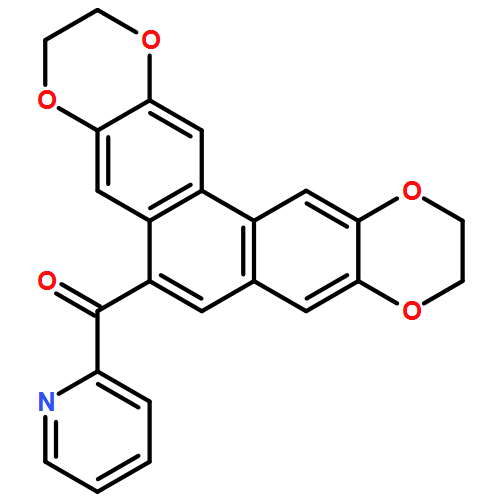 Methanone, 2-pyridinyl(2,3,10,11-tetrahydrophenanthro[2,3-b:6,7-b']bis[1,4]dioxin-6-yl)-