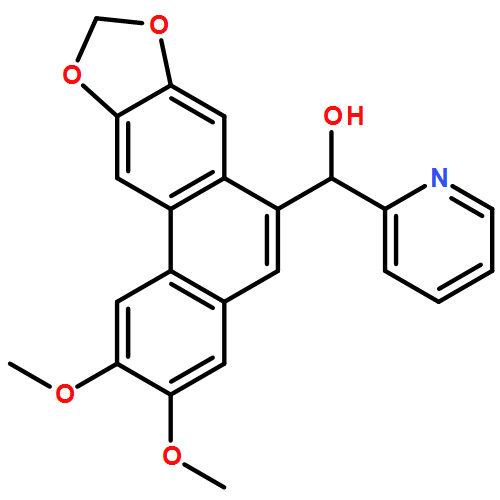 2-Pyridinemethanol, α-(2,3-dimethoxyphenanthro[2,3-d][1,3]dioxol-6-yl)-