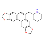 Piperidine, 2-(phenanthro[2,3-d:6,7-d']bis[1,3]dioxol-5-ylmethyl)-