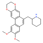 Piperidine, 2-[(9,10-dihydro-2,3-dimethoxyphenanthro[3,2-b][1,4]dioxin-6-yl)methyl]-