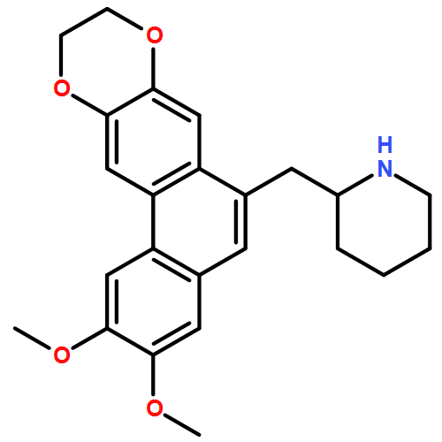 Piperidine, 2-[(9,10-dihydro-2,3-dimethoxyphenanthro[3,2-b][1,4]dioxin-6-yl)methyl]-