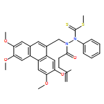 4-Pentenoic acid, 2-[(methylthio)thioxomethyl]-2-phenyl-1-[(2,3,6,7-tetramethoxy-9-phenanthrenyl)methyl]hydrazide