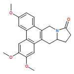 Dibenzo[f,h]pyrrolo[1,2-b]isoquinolin-11(9H)-one, 12,13,13a,14-tetrahydro-2,3,6-trimethoxy-