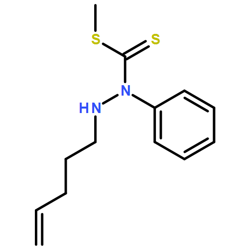 Hydrazinecarbodithioic acid, 2-(4-penten-1-yl)-1-phenyl-, methyl ester