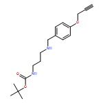 Carbamic acid, N-[3-[[[4-(2-propyn-1-yloxy)phenyl]methyl]amino]propyl]-, 1,1-dimethylethyl ester