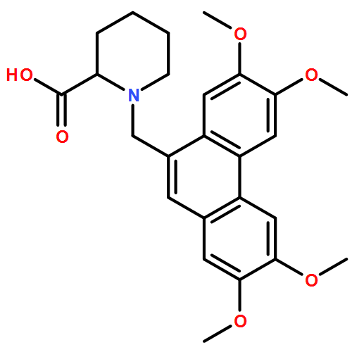 2-Piperidinecarboxylic acid, 1-[(2,3,6,7-tetramethoxy-9-phenanthrenyl)methyl]-