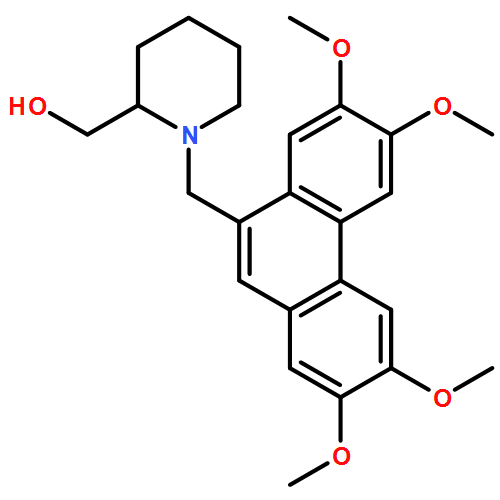 2-Piperidinemethanol, 1-[(2,3,6,7-tetramethoxy-9-phenanthrenyl)methyl]-